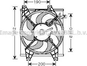 Ava Quality Cooling HY 7524 - Ventilators, Motora dzesēšanas sistēma autodraugiem.lv