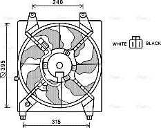 Ava Quality Cooling HY 7528 - Ventilators, Motora dzesēšanas sistēma autodraugiem.lv