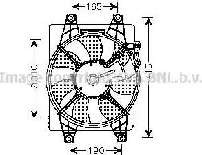 Ava Quality Cooling HY 7523 - Ventilators, Motora dzesēšanas sistēma autodraugiem.lv