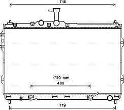 Ava Quality Cooling HYA2402 - Radiators, Motora dzesēšanas sistēma autodraugiem.lv