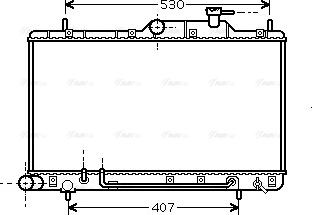 Ava Quality Cooling HYA2086 - Radiators, Motora dzesēšanas sistēma autodraugiem.lv