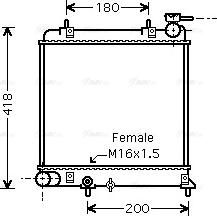 Ava Quality Cooling HYA2129 - Radiators, Motora dzesēšanas sistēma autodraugiem.lv