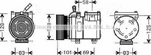 Ava Quality Cooling HYAK159 - Kompresors, Gaisa kond. sistēma autodraugiem.lv