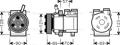 Ava Quality Cooling HYAK257 - Kompresors, Gaisa kond. sistēma autodraugiem.lv
