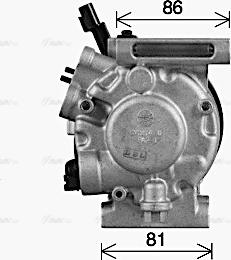 Ava Quality Cooling HYK487 - Kompresors, Gaisa kond. sistēma autodraugiem.lv