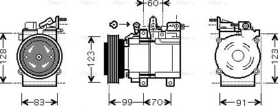 Ava Quality Cooling HY K138 - Kompresors, Gaisa kond. sistēma autodraugiem.lv