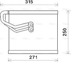 Ava Quality Cooling HYV271 - Iztvaikotājs, Gaisa kondicionēšanas sistēma autodraugiem.lv