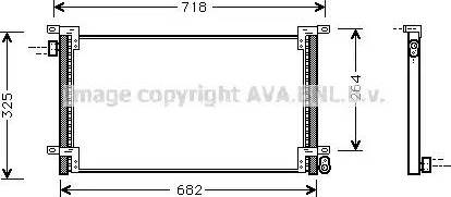 Ava Quality Cooling IV 5044 - Kondensators, Gaisa kond. sistēma autodraugiem.lv