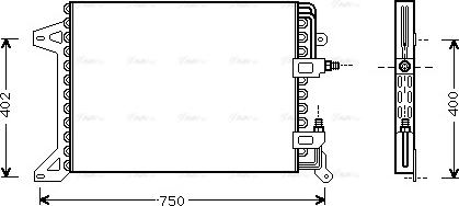 Ava Quality Cooling IV 5034 - Kondensators, Gaisa kond. sistēma autodraugiem.lv