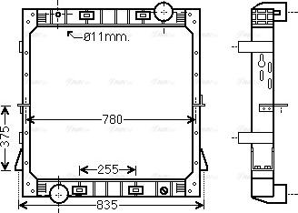 Ava Quality Cooling IV 2098 - Radiators, Motora dzesēšanas sistēma autodraugiem.lv