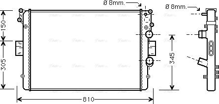 Ava Quality Cooling IV 2042 - Radiators, Motora dzesēšanas sistēma autodraugiem.lv