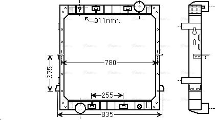 Ava Quality Cooling IV2116 - Radiators, Motora dzesēšanas sistēma autodraugiem.lv