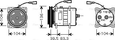 Ava Quality Cooling IVAK093 - Kompresors, Gaisa kond. sistēma autodraugiem.lv