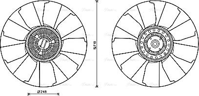 Ava Quality Cooling IVF118 - Ventilators, Motora dzesēšanas sistēma autodraugiem.lv