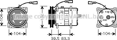 Ava Quality Cooling IVK093 - Kompresors, Gaisa kond. sistēma autodraugiem.lv