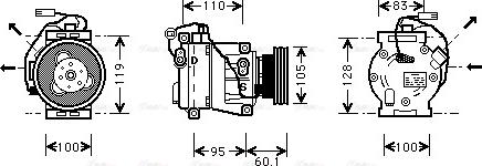 Ava Quality Cooling IV K064 - Kompresors, Gaisa kond. sistēma autodraugiem.lv