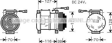 Ava Quality Cooling IV K073 - Kompresors, Gaisa kond. sistēma autodraugiem.lv