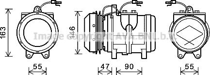 Ava Quality Cooling JDK017 - Kompresors, Gaisa kond. sistēma autodraugiem.lv