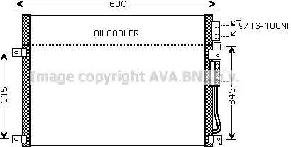 Ava Quality Cooling JE 5045 - Kondensators, Gaisa kond. sistēma autodraugiem.lv