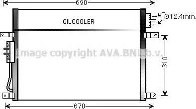 Ava Quality Cooling JE5050 - Kondensators, Gaisa kond. sistēma autodraugiem.lv