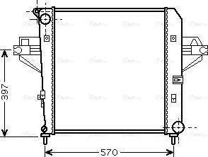 Ava Quality Cooling JE 2046 - Radiators, Motora dzesēšanas sistēma autodraugiem.lv