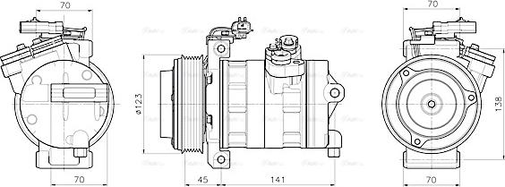 Ava Quality Cooling JEAK092 - Kompresors, Gaisa kond. sistēma autodraugiem.lv