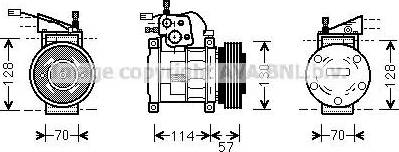 Ava Quality Cooling JE K034 - Kompresors, Gaisa kond. sistēma autodraugiem.lv