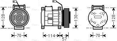 Ava Quality Cooling JEAK034 - Kompresors, Gaisa kond. sistēma autodraugiem.lv