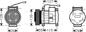 Ava Quality Cooling JEAK032 - Kompresors, Gaisa kond. sistēma autodraugiem.lv