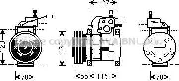 Ava Quality Cooling JE K032 - Kompresors, Gaisa kond. sistēma autodraugiem.lv