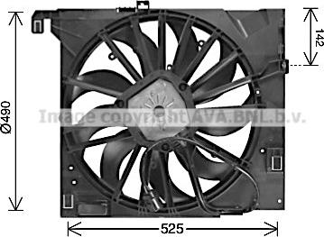 Ava Quality Cooling JR7502 - Ventilators, Motora dzesēšanas sistēma autodraugiem.lv