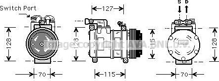 Ava Quality Cooling JRK058 - Kompresors, Gaisa kond. sistēma autodraugiem.lv