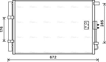 Ava Quality Cooling KA5229D - Kondensators, Gaisa kond. sistēma autodraugiem.lv