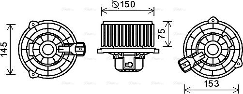 Ava Quality Cooling KA8243 - Salona ventilators autodraugiem.lv