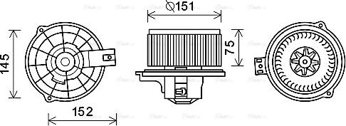 Ava Quality Cooling KA8234 - Salona ventilators autodraugiem.lv