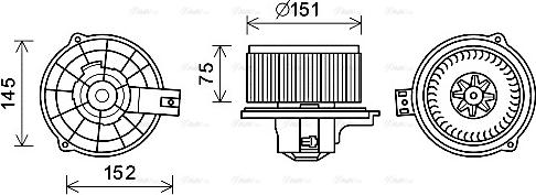 Ava Quality Cooling KA8235 - Salona ventilators autodraugiem.lv