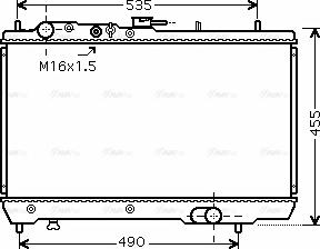 Ava Quality Cooling KA2066 - Radiators, Motora dzesēšanas sistēma autodraugiem.lv