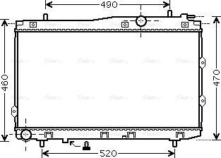 Ava Quality Cooling KA2086 - Radiators, Motora dzesēšanas sistēma autodraugiem.lv