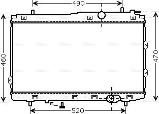 Ava Quality Cooling KA2087 - Radiators, Motora dzesēšanas sistēma autodraugiem.lv