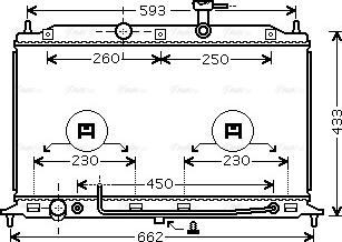 Ava Quality Cooling KA2078 - Radiators, Motora dzesēšanas sistēma autodraugiem.lv