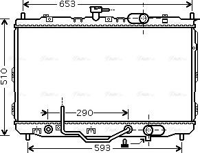 Ava Quality Cooling KA2073 - Radiators, Motora dzesēšanas sistēma autodraugiem.lv
