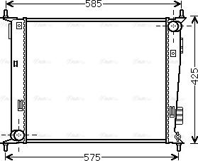 Ava Quality Cooling KA2135 - Radiators, Motora dzesēšanas sistēma autodraugiem.lv
