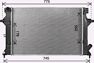 Ava Quality Cooling KA2340 - Radiators, Motora dzesēšanas sistēma autodraugiem.lv