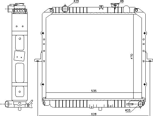 Ava Quality Cooling KA2347 - Radiators, Motora dzesēšanas sistēma autodraugiem.lv