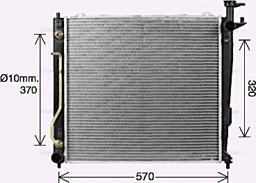 Ava Quality Cooling KA2304 - Radiators, Motora dzesēšanas sistēma autodraugiem.lv