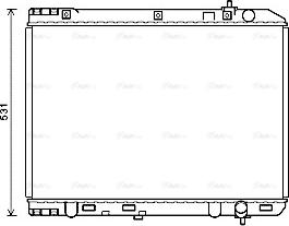 Ava Quality Cooling KA2246 - Radiators, Motora dzesēšanas sistēma autodraugiem.lv