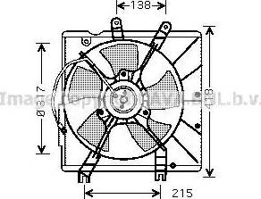 Ava Quality Cooling KA7503 - Ventilators, Motora dzesēšanas sistēma autodraugiem.lv