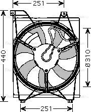 Ava Quality Cooling KA7516 - Ventilators, Motora dzesēšanas sistēma autodraugiem.lv