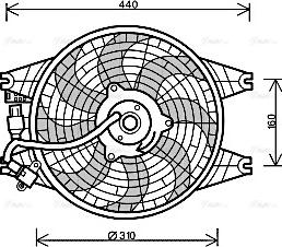 Ava Quality Cooling KA7518 - Ventilators, Motora dzesēšanas sistēma autodraugiem.lv