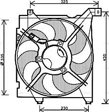 Ava Quality Cooling KA7517 - Ventilators, Motora dzesēšanas sistēma autodraugiem.lv